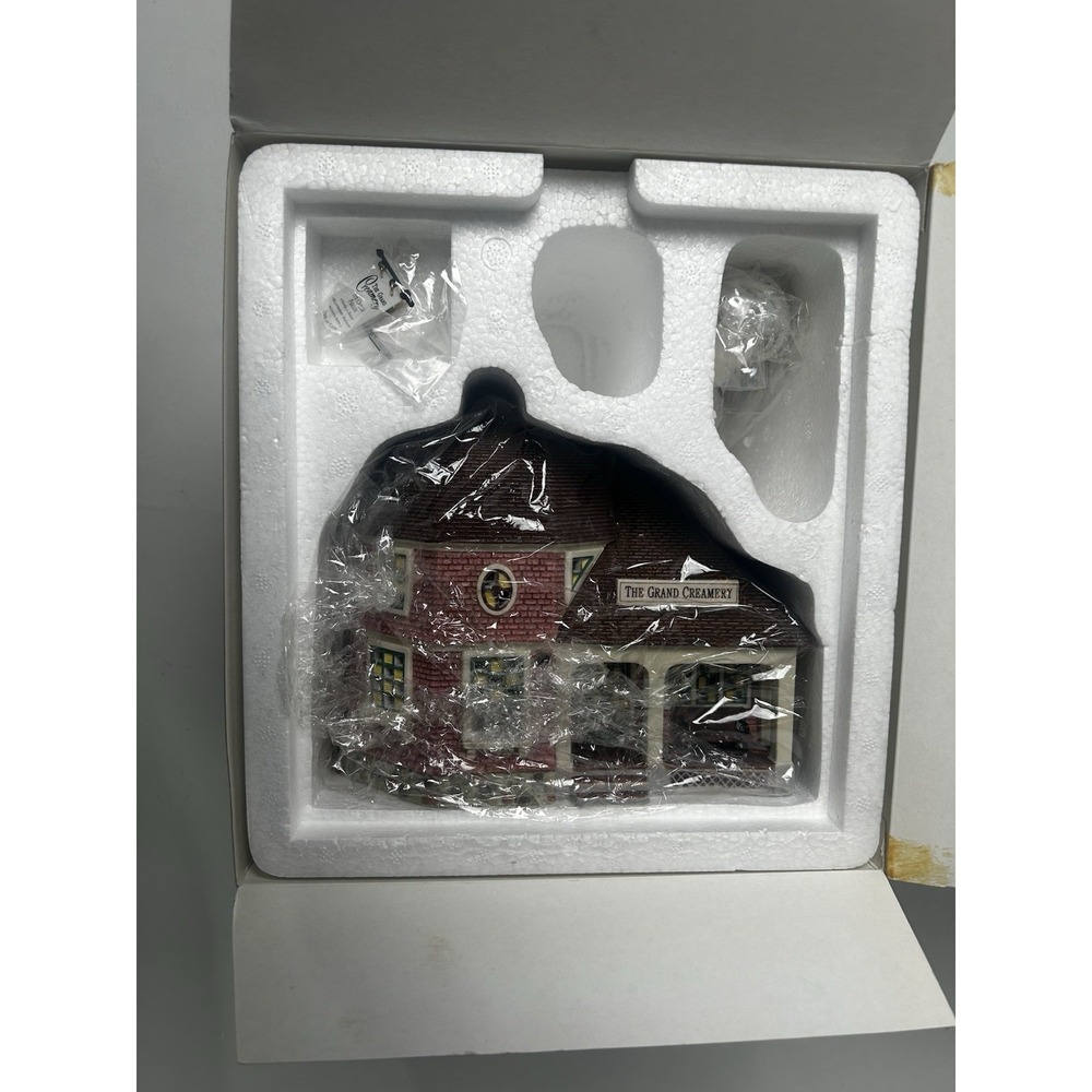 NOS Department 56 Seasons Bay "The Grand Creamery" #53305 Retired 1999 1st Ed. - Picture 6 of 12